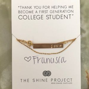 The Shine Project Mantra Necklace 💕